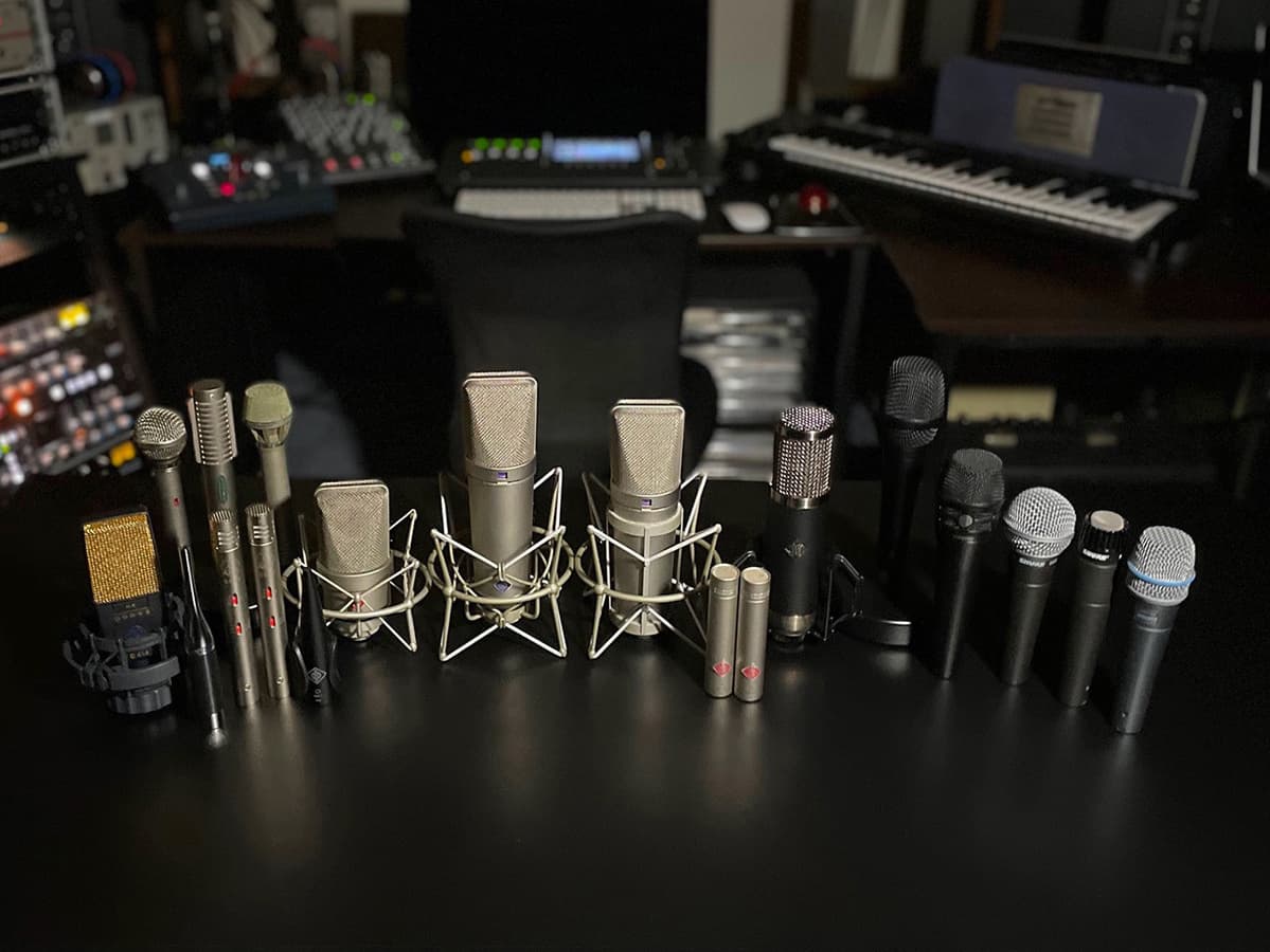 各種マイク画像